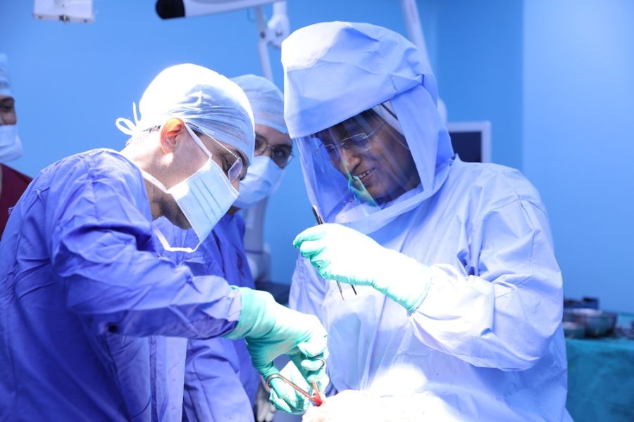 Robotic surgery setup at Globus Hospital Kanpur