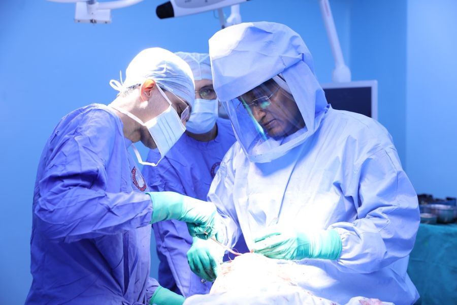 Inside a specialised orthopaedic operation theatre, Globus Hospital