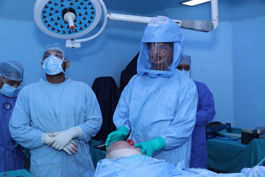 Inside the Theatre Complex at Globus Hospital Kanpur